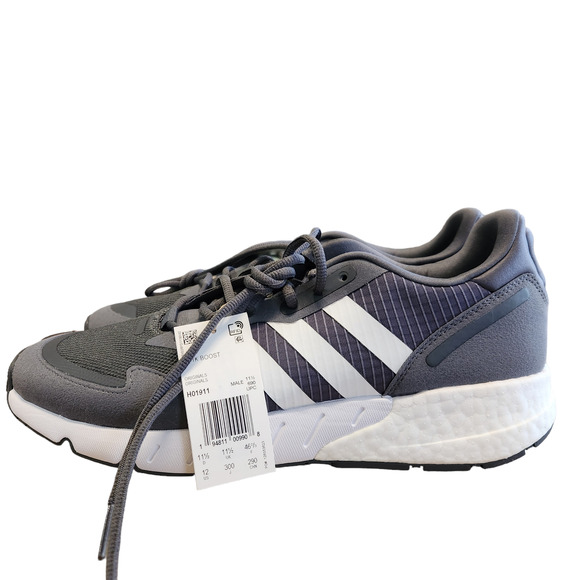 adidas Mens Zx 1K Boost Sneakers Shoes Casual - Grey - Size 12 M - Picture 3 of 7
